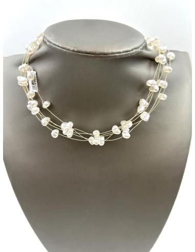 COLLARES MUJER CON PERLAS DISEÑO ELEGANTE Y ORIGINAL