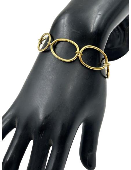 PULSERAS ONLINE DORADAS DE BONITO ESLABON DE MODA