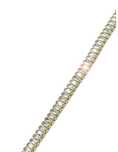 PULSERAS DORADAS DE FIESTA CON CIRCONITAS PARA BODAS