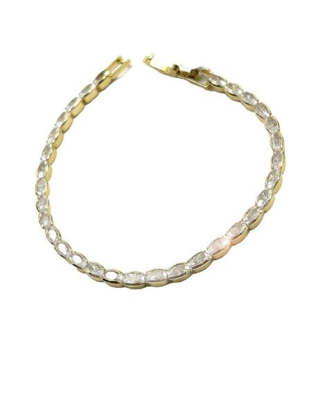 PULSERAS ONLINE DE FIESTA DORADAS CON DESTELLOS BRILLO
