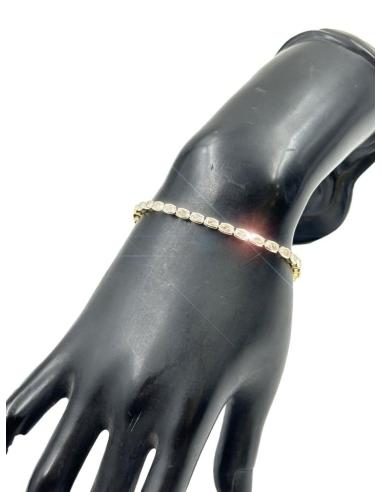 PULSERAS ONLINE DE FIESTA DORADAS CON DESTELLOS BRILLO