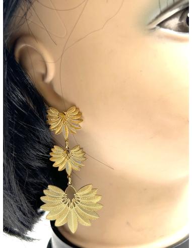 PENDIENTES DORADOS DE FIESTA LARGOS...