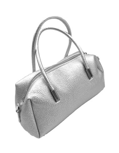 BOLSOS FIESTA PLATEADOS DE MODA PARA BODAS Y EVENTOS DE NOCHE DOBLE ASA