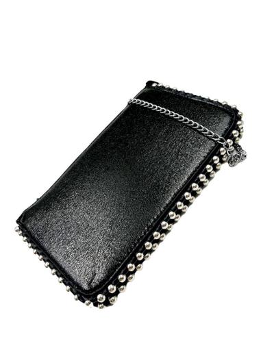 BOLSOS NEGROS DE FIESTA PARA MUJER CON TACHUELAS ESTILO ACTUAL