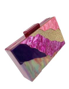 BOLSOS CAREY FIESTA Y BODA MORADOS Y BUGAMBILIAS PARA INVITADAS Y MADRINAS