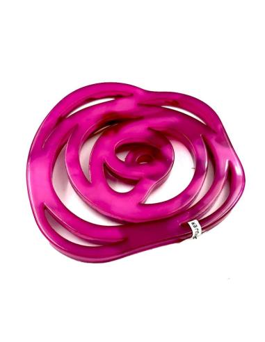 BROCHES FUCSIAS DE MUJER BONITOS ROSA DE ABRIL
