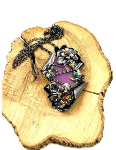 COLLARES FUCSIAS SOFISTICADOS JOYAS DE DISEÑO PARA LA MUJER DE HOY