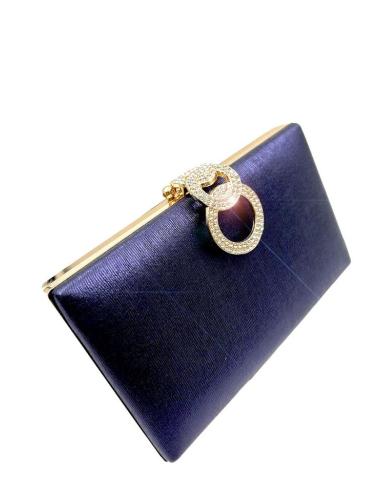 BOLSOS DE FIESTA MORADOS CON CIERRE JOYA PARA BODA Y NOCHE
