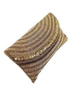BOLSOS DE FIESTA DORADOS CARTERA PEDRERIA BODAS Y EVENTOS