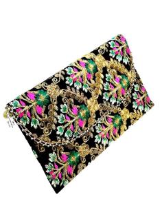 BOLSOS FIESTA NEGROS BONITA CARTERA PARA COMUNIONES, BODAS Y EVENTOS