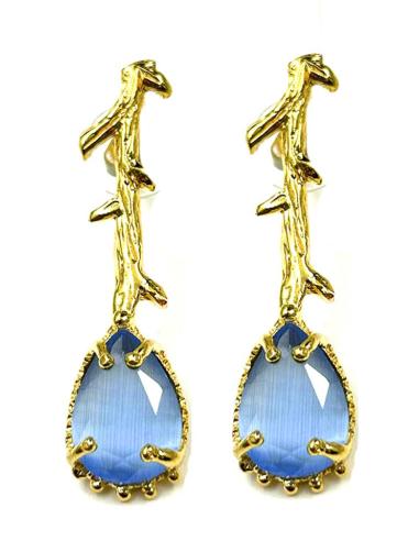 PENDIENTES AZULES PERFECTOS PARA BODAS DE DIA