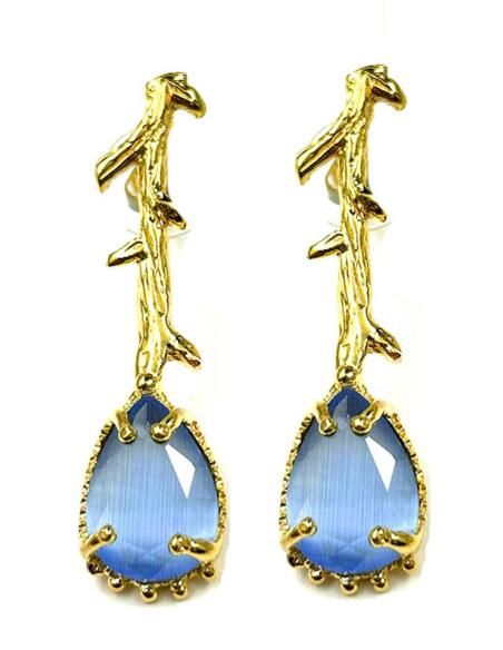 PENDIENTES AZULES PERFECTOS PARA BODAS DE DIA