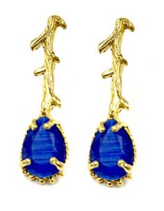 PENDIENTES AZULONES PERFECTOS PARA BODAS DE DIA Y BAUTIZOS