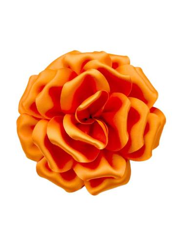 FLORES NARANJAS DE FIESTA PARA BROCHE O CABELLO