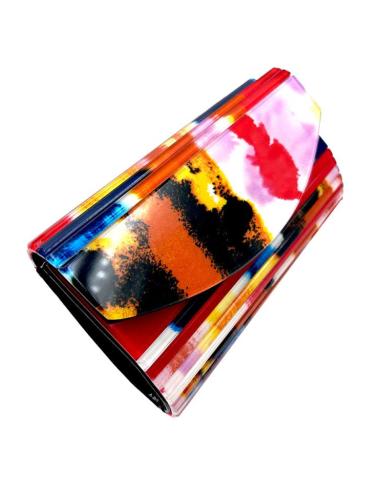 BOLSOS CAREY CLUTCH DE FIESTA CON ESTAMPADO MODA PARA BODAS Y EVENTOS