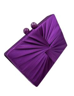 BOLSOS FIESTA MORADOS MUY ELEGANTES TEXTURA SEDA PARA BODAS