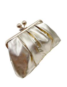 BOLSOS VINTAGE DE FIESTA DORADOS CON CIERRE BOLA DOBLE COMO LOS DE ANTES