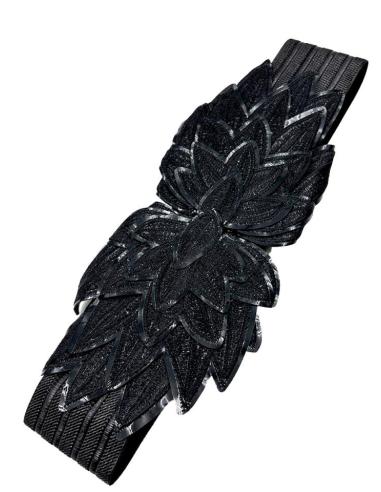 CINTURONES ONLINE NEGROS ELASTICOS DE FIESTA