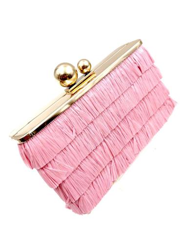 BOLSOS RAFIA ROSAS DE FIESTA PARA BODAS DE VERANO Y CEREMONIAS EN LA PLAYA