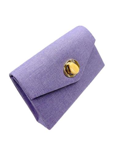 BOLSOS LILAS DE FIESTA PARA BODAS EN VERANO ORIGINAL CIERRE PIEDRA