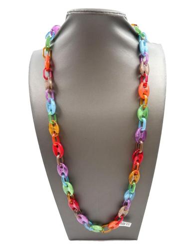 COLLARES DE ESLABONES CALABROTE EN MULTICOLOR QUE TE PONDRAS MUCHISIMO
