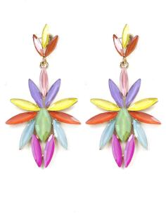 PENDIENTES DE FIESTA EN MULTICOLOR PARA EVENTOS