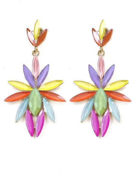 PENDIENTES DE FIESTA EN MULTICOLOR PARA EVENTOS