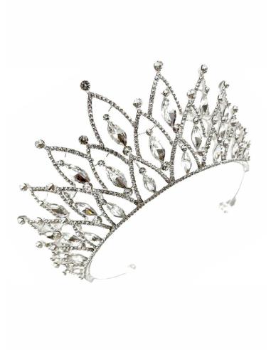 TIARAS JOYA CON FABULOSA PEDRERIA DE FIESTA PARA UN LOOK RADIANTE