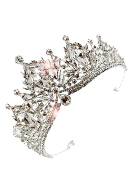 TIARAS ESPECTACULARES PARA EVENTOS INOLVIDABLES CON PEDRERIA DE FIESTA