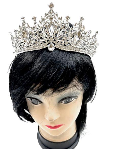 TIARAS ESPECTACULARES PARA EVENTOS INOLVIDABLES CON PEDRERIA DE FIESTA