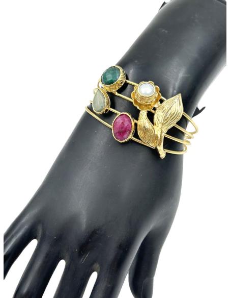 PULSERAS DE PIEDRAS PARA INVITADAS DE BODAS Y MADRINAS
