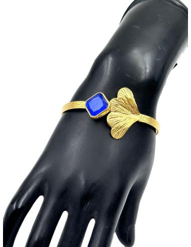 PULSERAS DORADAS Y AZULONAS PARA BODAS Y BAUTIZOS