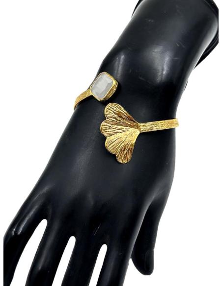 PULSERAS DORADAS CON PERLAS PARA BODAS Y BAUTIZOS Y COMUNIONES
