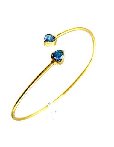 PULSERAS DORADAS FINITAS CON PEDRERIA...