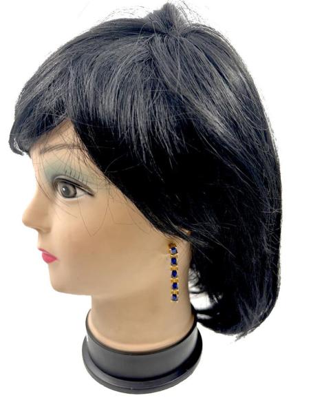 PENDIENTES AZULONES LARGOS Y FINOS PARA BODAS COMUNIONES Y BAUTIZOS