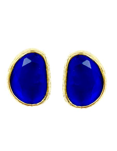 PENDIENTES CORTOS DE PIEDRA EN TODOS LOS COLORES