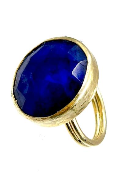 ANILLOS MUJER AZULONES DE PIEDRA SEMIPRECIOSA