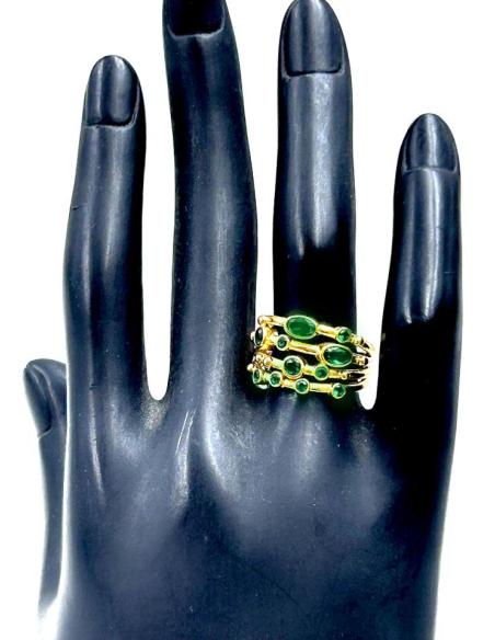ANILLOS VERDES ESMERALDA PARA MADRINAS E INVITADAS PARA BODAS