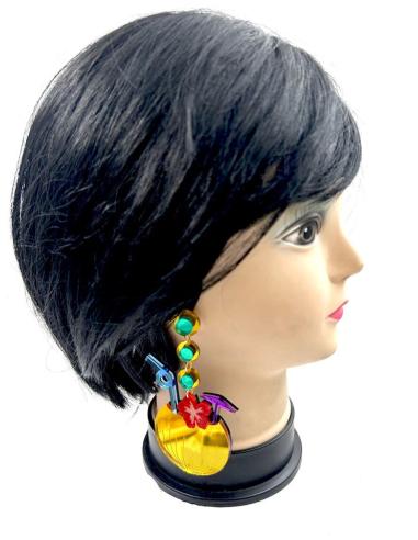 PENDIENTES LARGOS DE FIESTA CON COCOS HAWAI