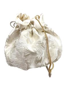BOLSOS BEIGE BOMBONERAS PARA MADRINAS DE BODAS