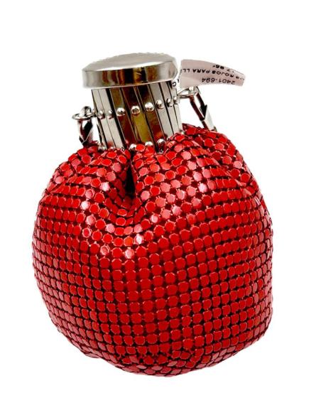 MONEDEROS ROJOS PARA LLEVAR COMO BOLSO PARA DINERO Y LLAVES