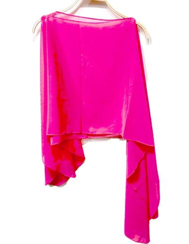 CAPAS BODA Y FIESTA FUCSIAS DE GASA PARA INVITADAS