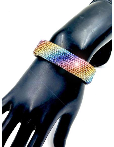 PULSERAS DE FIESTA ANCHAS CON PRECIOSO COLORIDO