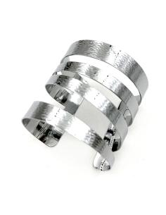 Imagen del producto PULSERAS PLATEADAS Y BRAZALETES BODA Y FIESTA DISEÑO ANCHO