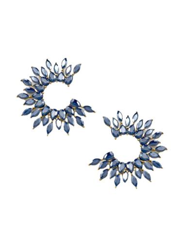 PENDIENTES AZULES MUY FAVORECEDORES PARA EVENTOS