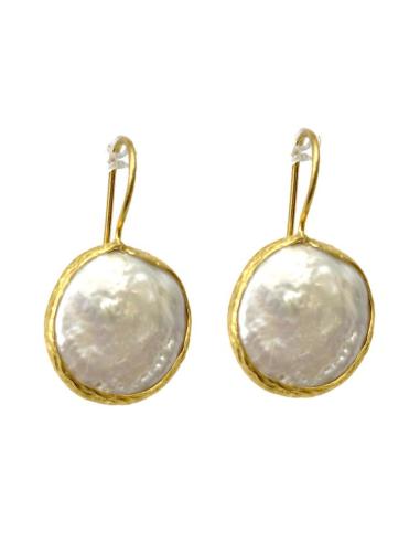 PENDIENTES LARGOS DE PERLAS DISEÑO DORMILONA