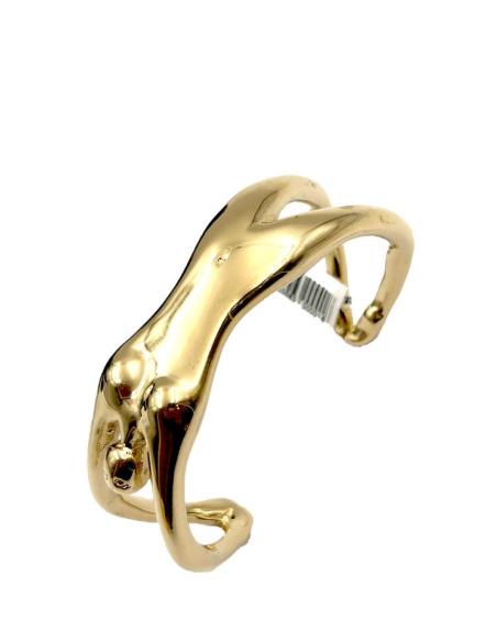 PULSERAS DORADAS DE DISEÑO FIGURA MUJER BRAZALETE DE DISEÑO