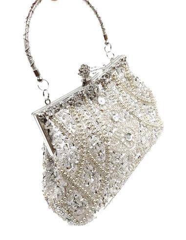 BOLSOS VINTAGE PLATEADOS PARA MADRINAS DE BODAS Y DAMAS DE HONOR