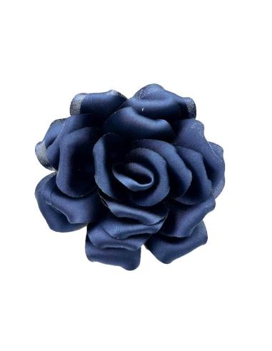 FLORES PEQUEÑAS AZULES MARINO DE TELA PARA BODAS