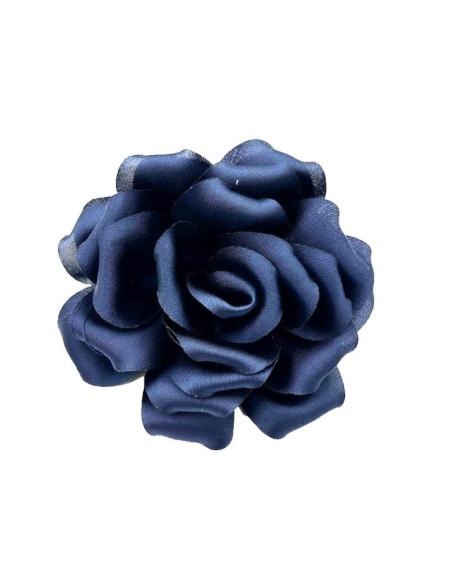 FLORES PEQUEÑAS AZULES MARINO DE TELA PARA BODAS